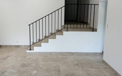 Carrelage effet travertin 60 x120