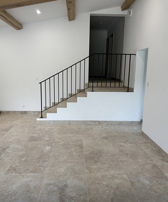 Carrelage effet travertin 60 x120