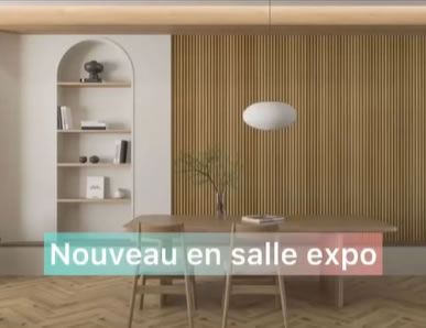 Nouveau en salle expo : le wood polymer composite