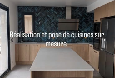 Réalisation et pose de cuisines sur-mesure